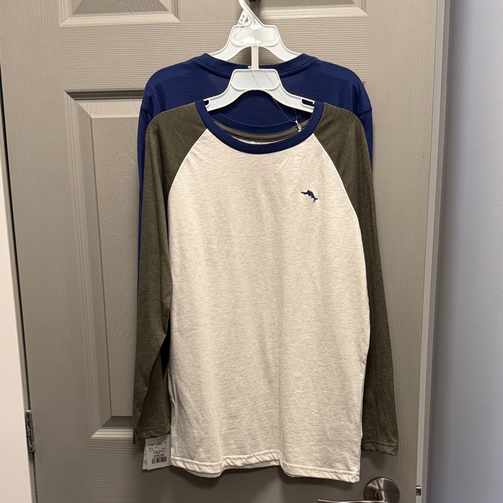 Tommy Bahama Kid's Long Sleeve T-Shirt 2-Pack!